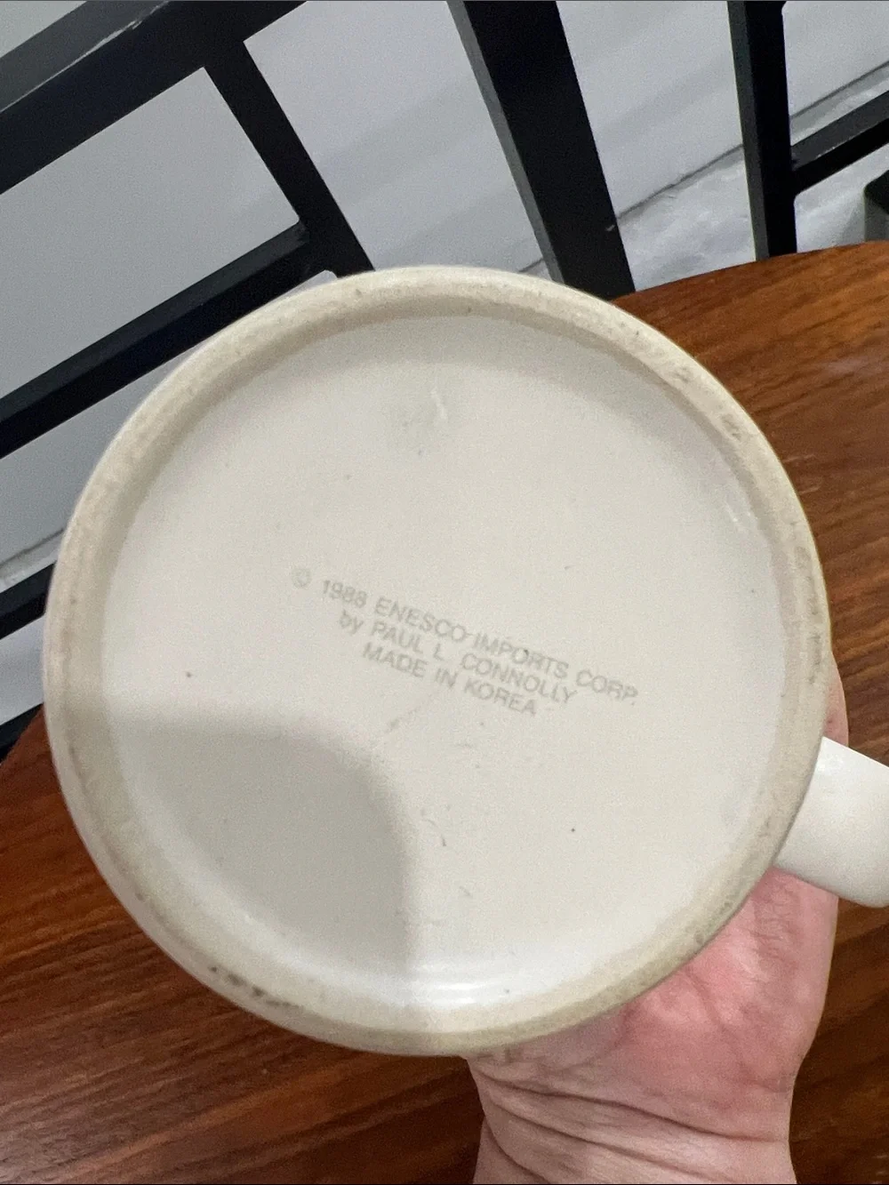 Vintage 1988 Enesco Happy 50th Birthday Ceramic Coffee Mug